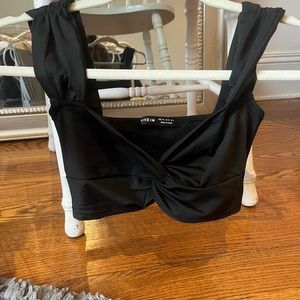 SHEIN twist crop top